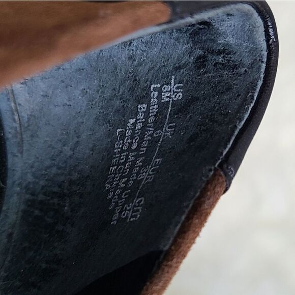 Franco Sarto Brown Leather Pumps Size 8 - Picture 10 of 11